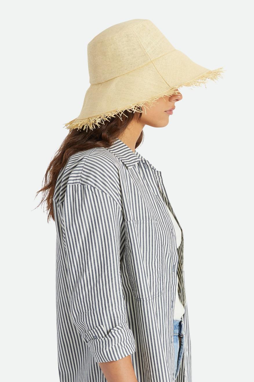 Brixton Alice Packable Bucket Hat - Tan - right Side