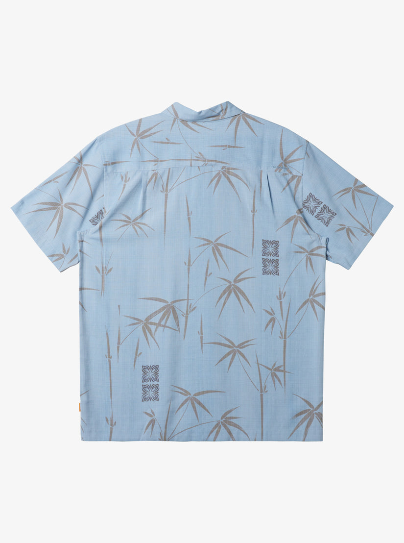 Quiksilver Waterman Bamboo Bay Woven Shirt - Dream Blue Bamboo Bay - Sun Diego Boardshop