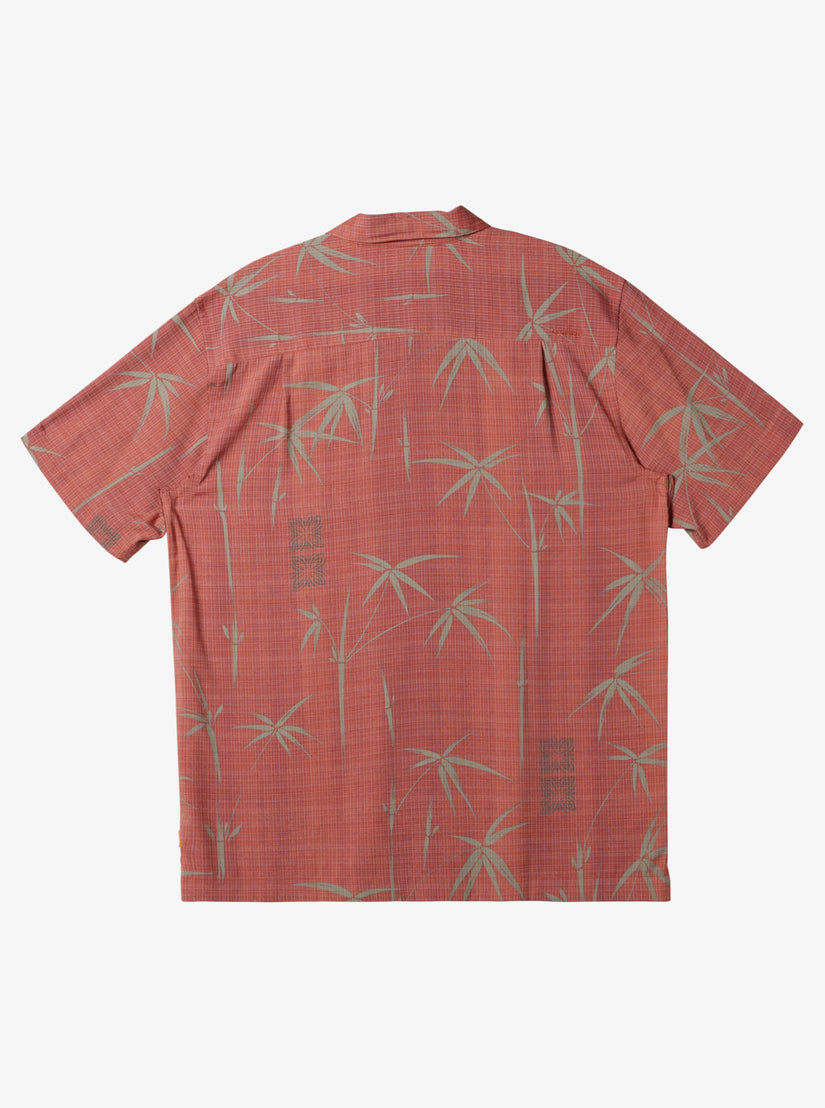 Quiksilver Waterman Bamboo Bay Woven Shirt - Mango Bamboo Bay - Sun Diego Boardshop
