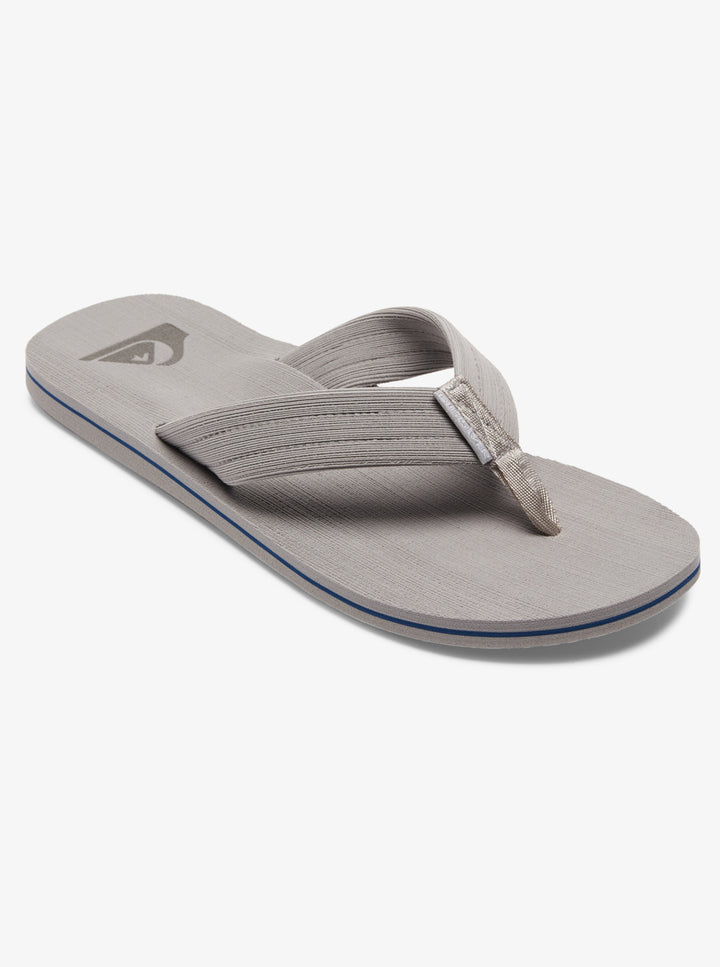 Quiksilver Molokai Layback Sandals - Grey/White/Grey