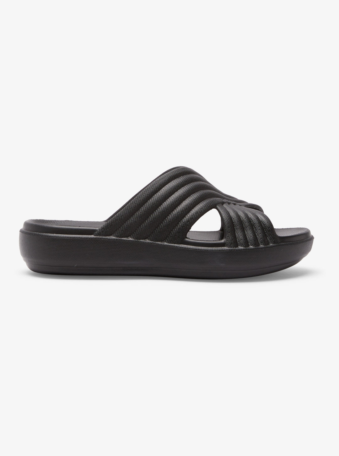 Roxy Rivie Sandals - Black (Side)
