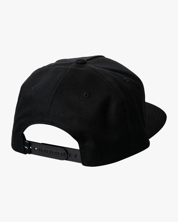 RVCA Square Snapback Hat - Black