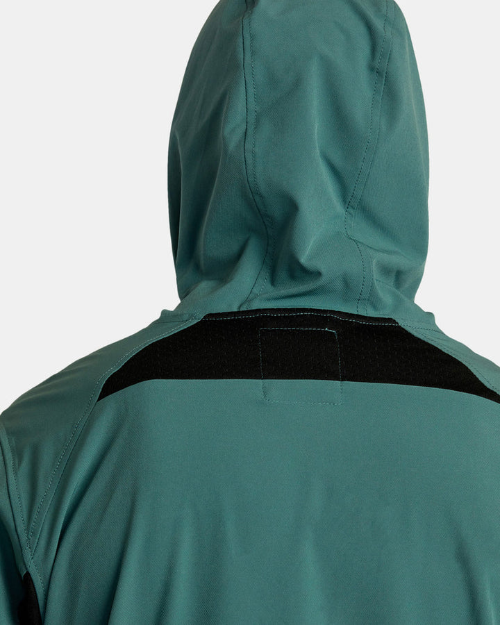 Rvca Yogger Zip-Up Hooded Jacket Ii - Pine Grey - Sun Diego Boardshop