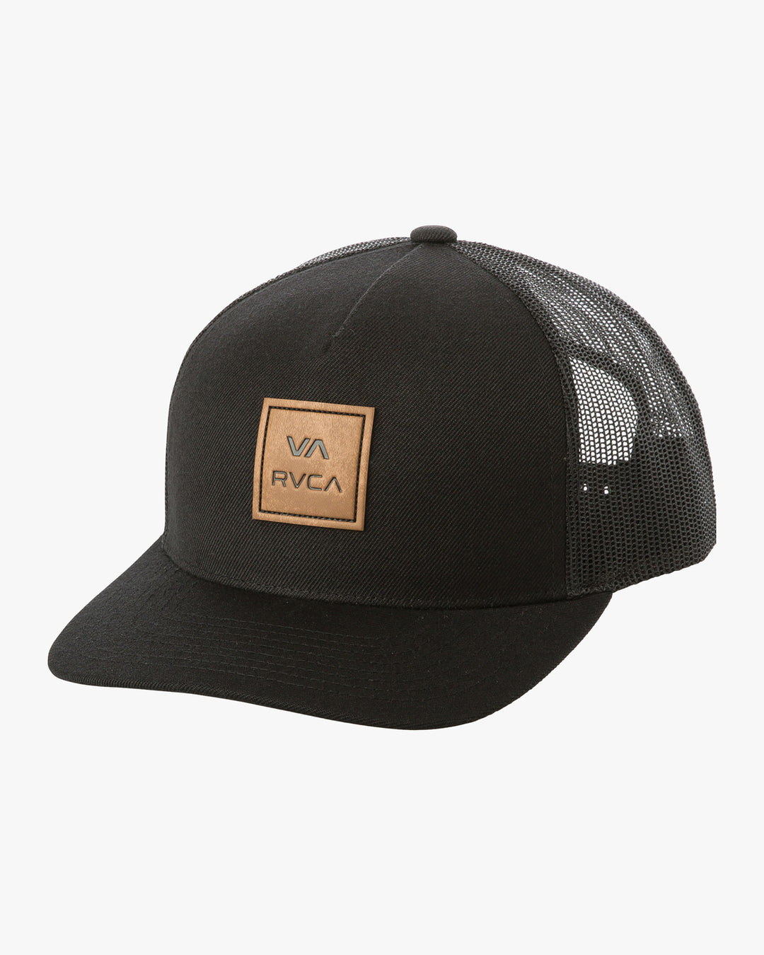 RVCA Boy's VA All The Way Curved Trucker Hat - Black - Sun Diego Boardshop