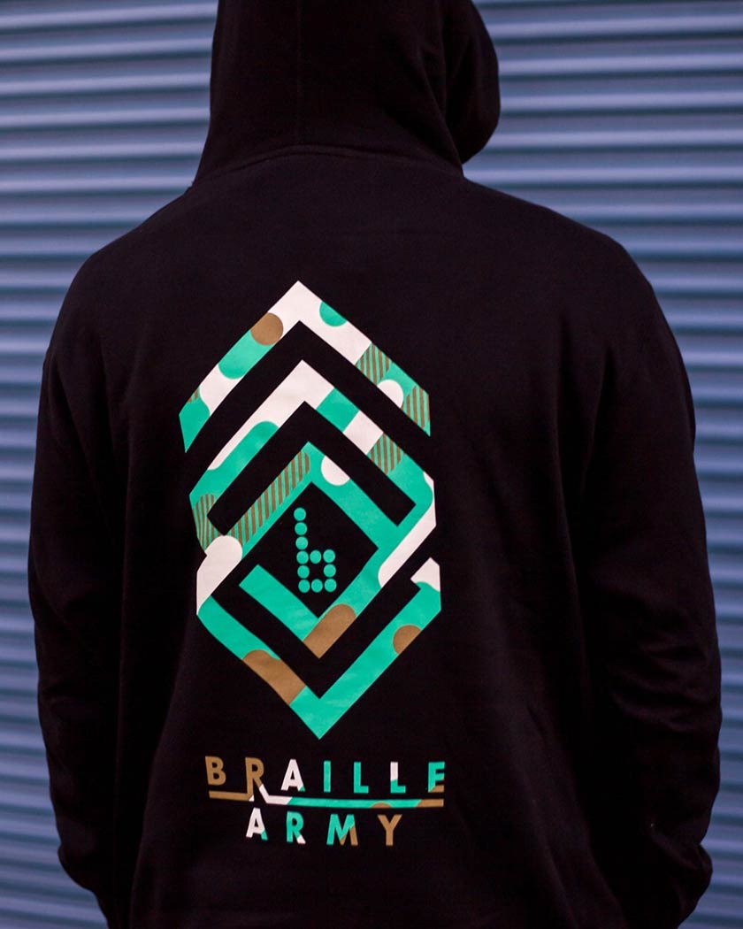 Braille Army Hoodie - Sun Diego Boardshop