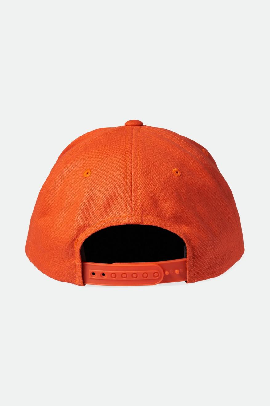 Brixton Builders Mp Snapback - Orange - Sun Diego Boardshop