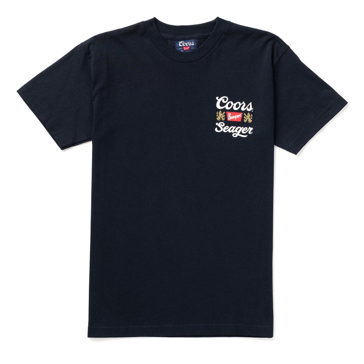 Seager X Coors Banquet Camp Out Tee - Navy - Sun Diego Boardshop