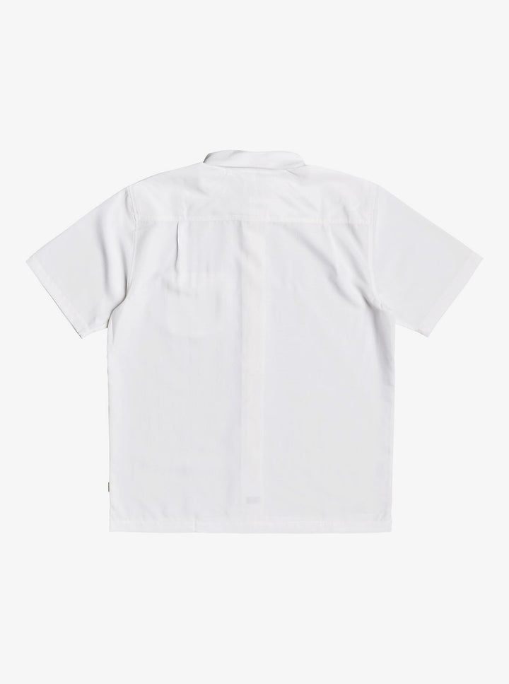 Quiksilver Waterman Centinela Short Sleeve Shirt - White Centinela - Sun Diego Boardshop