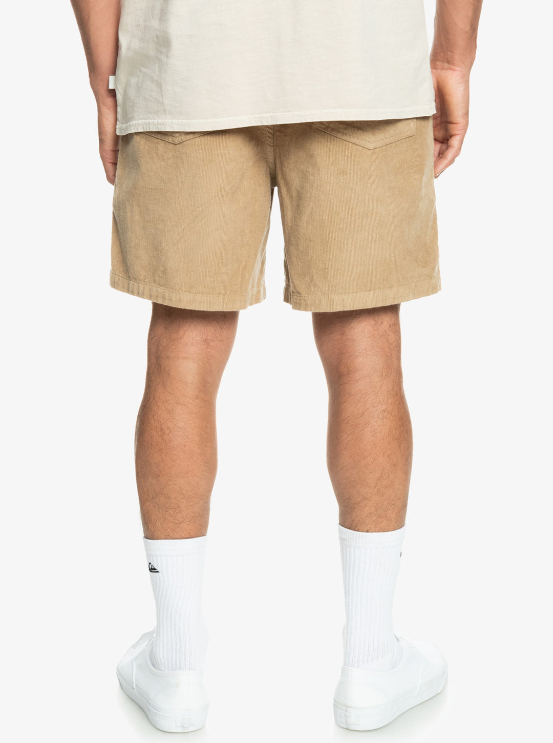Quiksilver Taxer Cord Shorts - Plage (Back)