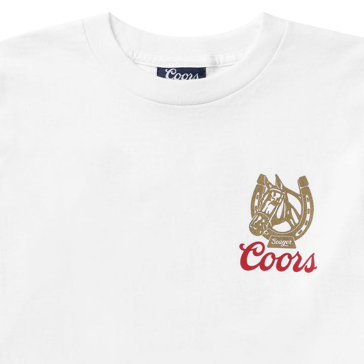 Seager X Coors Banquet Legacy L/S Tee - White - Sun Diego Boardshop