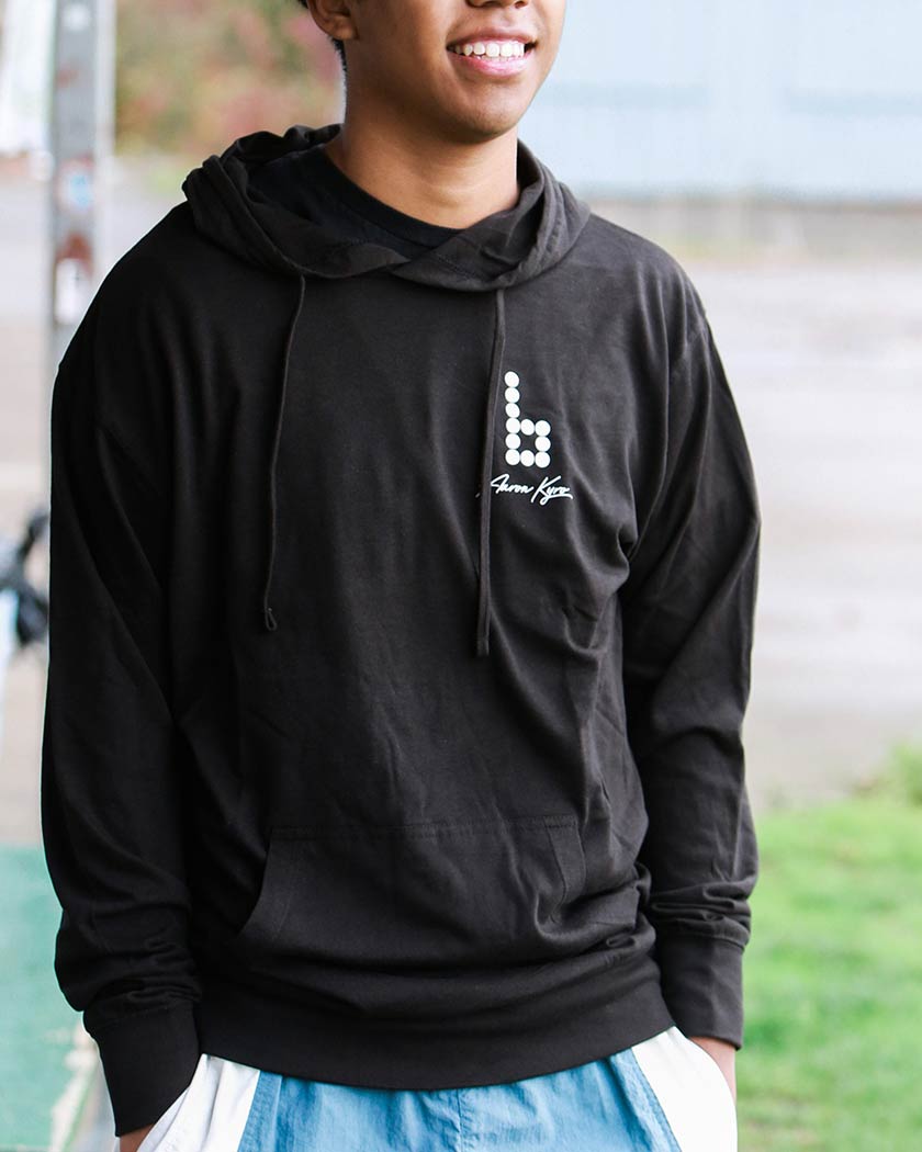 Braille Skateboarding Never Give Up Tee Shirt Hoodie - Sun Diego Boardshop