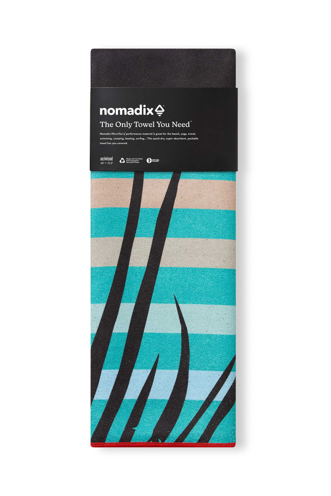 NOMADIX Original Towel: EVERGLADES - PINK TEAL - Sun Diego Boardshop