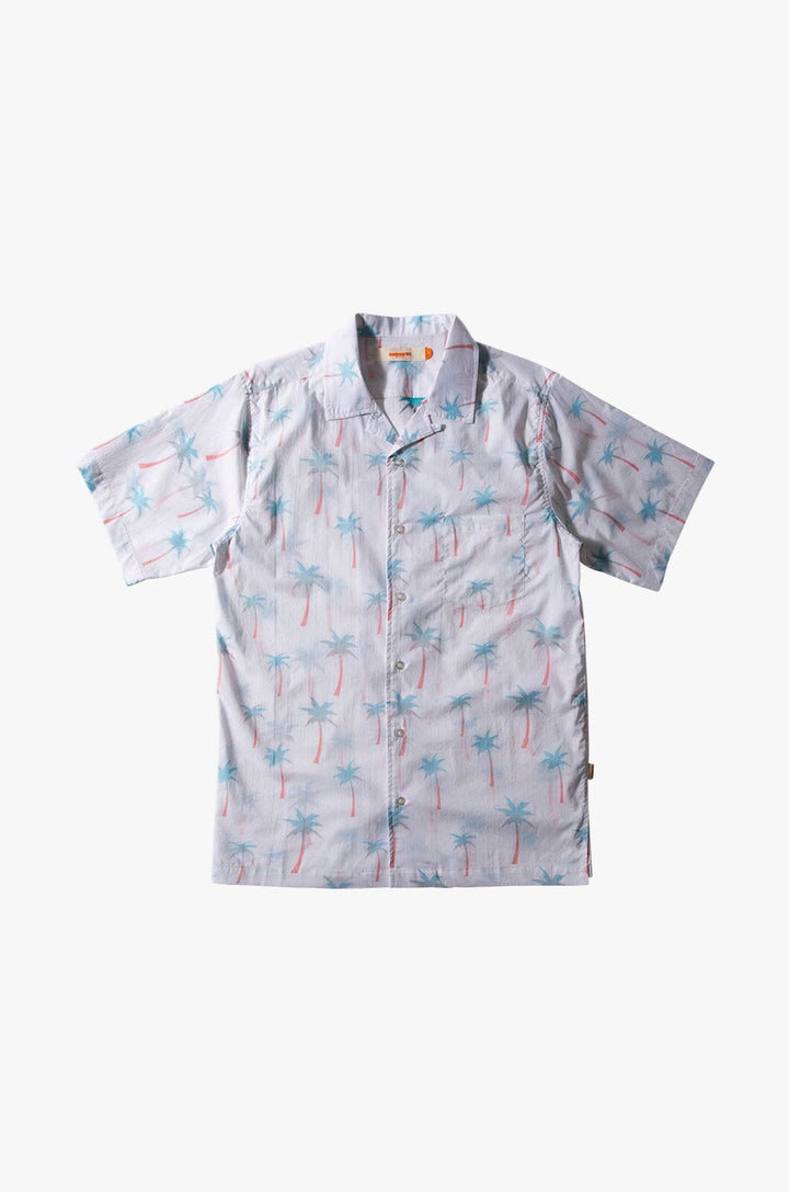 AMBSN Palm Button Up - Ice Blue (Front)