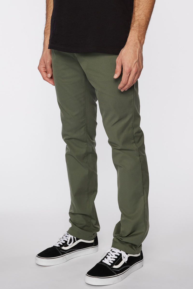 O'Neill Redlands Modern Hybrid Pants - Dark Olive Front Left