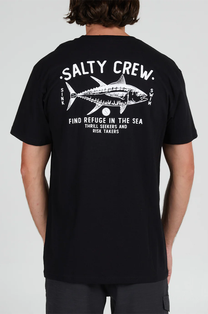 Salty Crew Market Standard Tee - Black - Sun Diego Boardshop