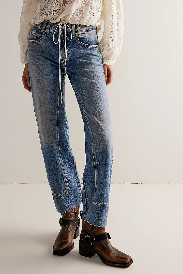 Free People We The Free Risk Taker Mid-Rise Jeans - Mantra - Sun Diego Boardshop