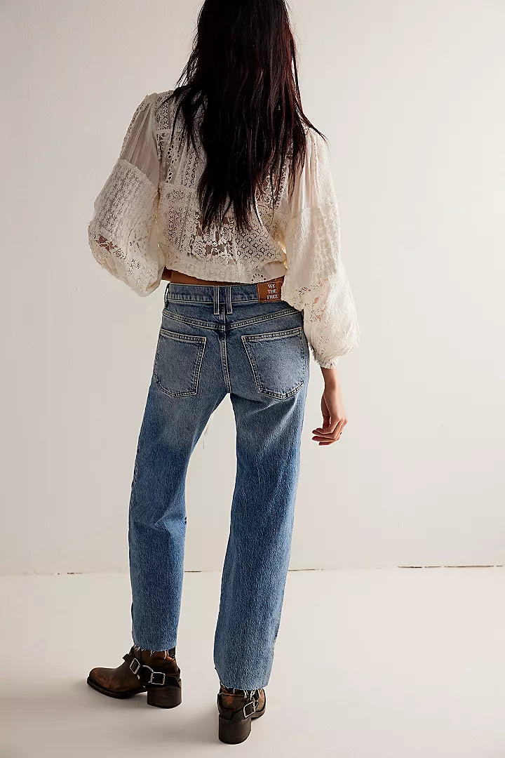 Free People We The Free Risk Taker Mid-Rise Jeans - Mantra - Sun Diego Boardshop