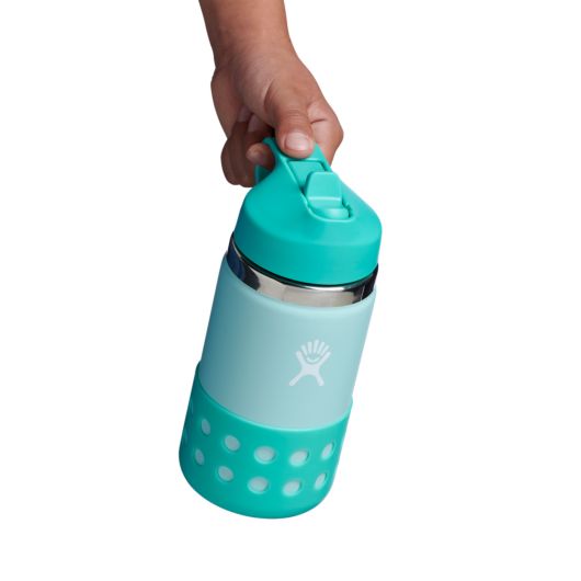 Hydro Flask 12 Oz Kids Wide Mouth Straw Lid & Boot - Peony